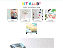 Tablet Screenshot of diycandy.com